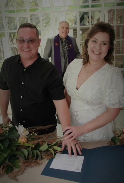 Wedding ceremony by Dr. Gerrit Rademeyer in Umzinto