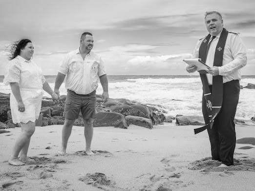 Wedding ceremony by Dr. Gerrit Rademeyer in Umzinto