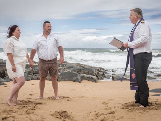 Wedding ceremony by Dr. Gerrit Rademeyer in Umzinto