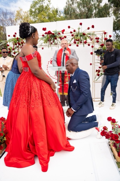 Wedding ceremony by Dr. Gerrit Rademeyer in Umzinto