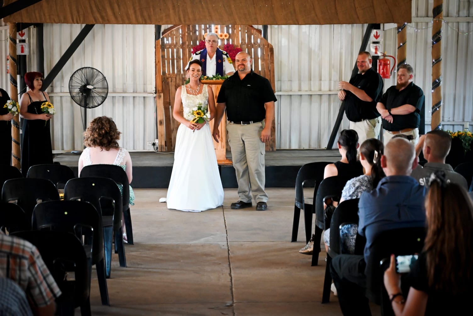 Wedding ceremony by Dr. Gerrit Rademeyer in Umzinto