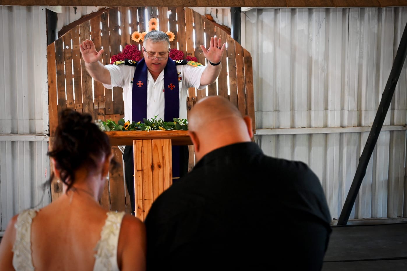 Wedding ceremony by Dr. Gerrit Rademeyer in Umzinto